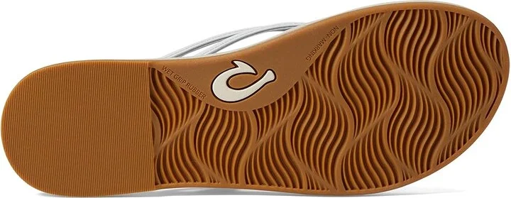 OluKai 'Aka Sandal Women's Sandals Iridescent/Vapor : 8 B - Medium, Rubber - Image 3