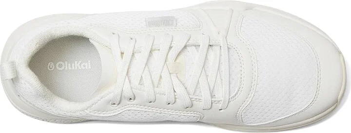 OluKai 'Anau Women's Tennis Shoes Bright White/Bright White : 7.5 B - Medium, Rubber - Image 2