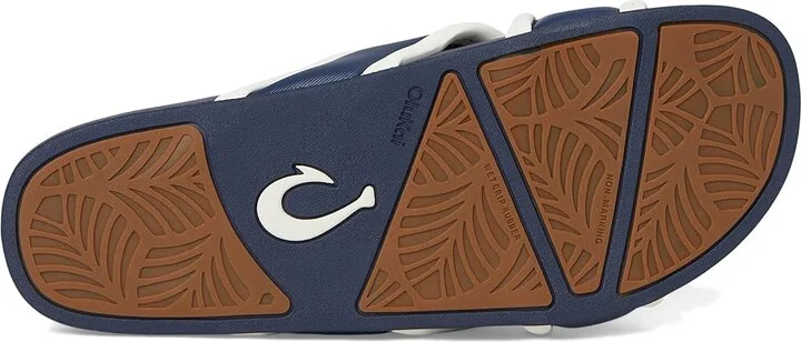 OluKai Ani Women's Sandals Mood Indigo/White Sand : 11 B - Medium, Rubber - Image 3