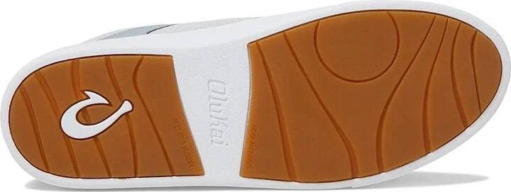 OluKai Ha'upu Hulu Women's Shoes Cloud Grey/Pale Grey : 9 B - Medium, Suede/Synthetic - Image 3