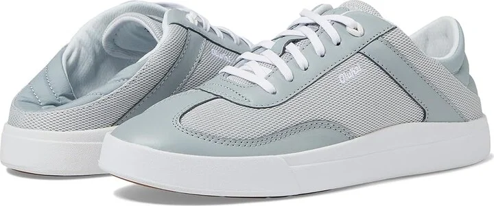 OluKai Ha'upu Hulu Women's Shoes Cloud Grey/Pale Grey : 9 B - Medium, Suede/Synthetic