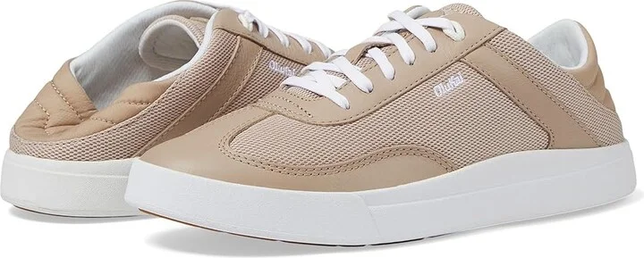 OluKai Ha'upu Hulu Women's Shoes Willow/Knit : 6 B - Medium, Suede/Synthetic