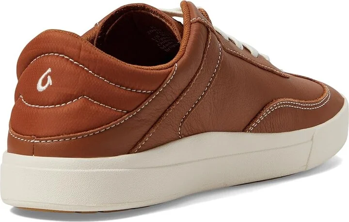 OluKai Ha'Upu Women's Shoes Fox/Fox : 5 B - Medium, Leather - Image 4