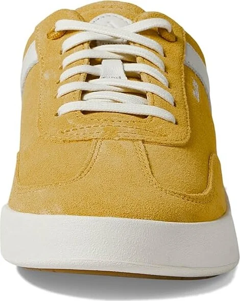 OluKai Ha'Upu Women's Shoes Mustard/Off-White : 7.5 B - Medium, Leather/Suede - Image 5