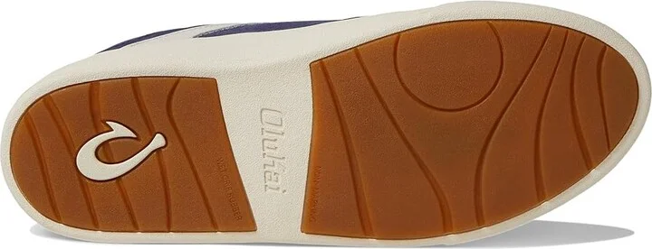 OluKai Ha'Upu Women's Shoes Mustard/Off-White : 7.5 B - Medium, Leather/Suede - Image 8