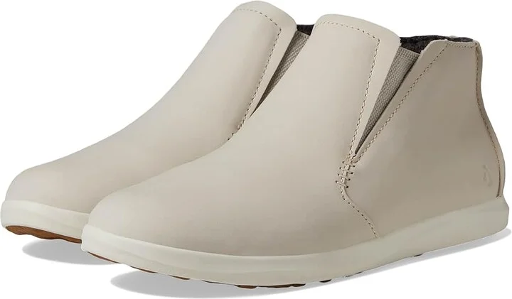 OluKai Hawai'Iloa Manu Hope Boots Women's Boots Chalk/Off-White : 7 B - Medium, Leather/Rubber