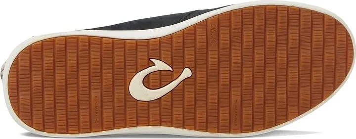 OluKai Hawai'iloa Manu hope Women's Shoes Lava Rock/Off-White : 6 B - Medium, Leather - Image 4