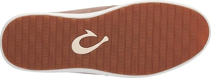 OluKai Hawai'iloa Manu hope Women's Shoes Taupe Grey/Off-White : 5 B - Medium, Leather - Image 4