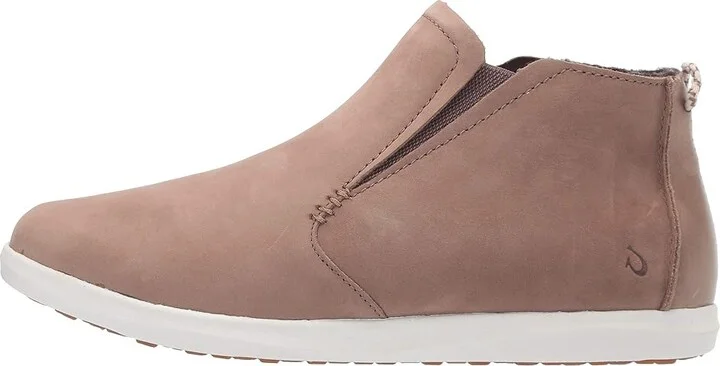 OluKai Hawai'iloa Manu hope Women's Shoes Taupe Grey/Off-White : 5 B - Medium, Leather - Image 7