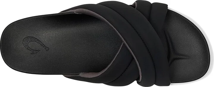 OluKai Hila Women's Shoes Black/Black : 5 B - Medium, Synthetic - Image 2
