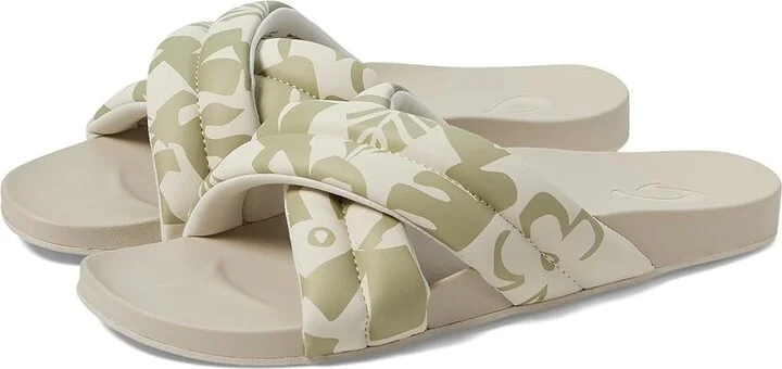 OluKai Hila Women's Shoes Bubbly/Puka : 6 B - Medium, Synthetic