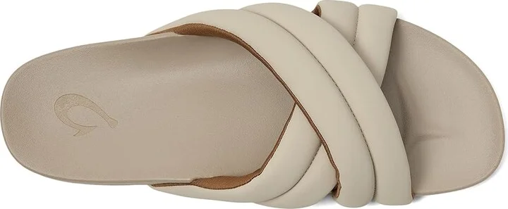 OluKai Hila Women's Shoes Cloudy/Cloudy : 6 B - Medium, Synthetic - Image 2