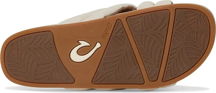 OluKai Hila Women's Shoes Cloudy/Cloudy : 6 B - Medium, Synthetic - Image 3