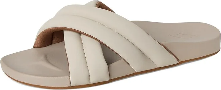 OluKai Hila Women's Shoes Cloudy/Cloudy : 6 B - Medium, Synthetic - Image 5