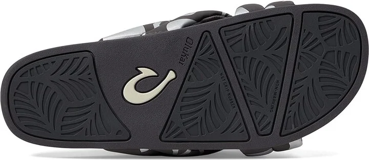 OluKai Hila Women's Shoes Silver/Pavement : 5 B - Medium, Synthetic - Image 3