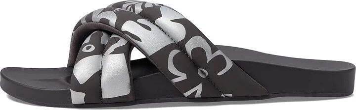 OluKai Hila Women's Shoes Silver/Pavement : 5 B - Medium, Synthetic - Image 5