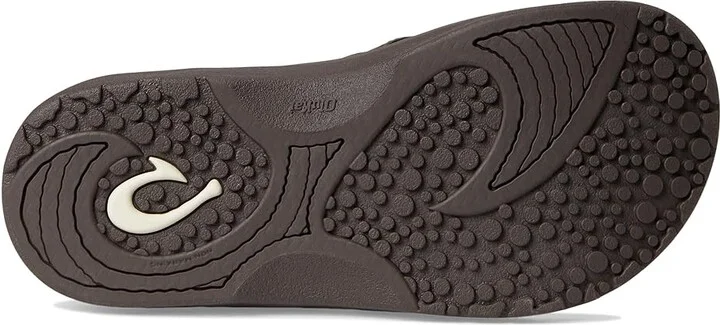 OluKai Hokua Men's Sandals Dark Wood/Dark Wood : 7 D - Medium, Synthetic - Image 3