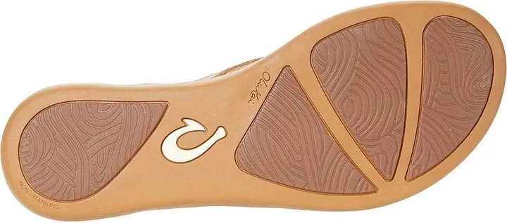 OluKai Honu Women's Shoes Tan/Tan : 5 B - Medium, Leather - Image 3