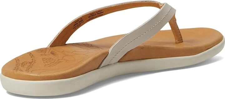 OluKai Honu Women's Shoes Tapa/Golden Sand : 5 B - Medium, Leather - Image 4