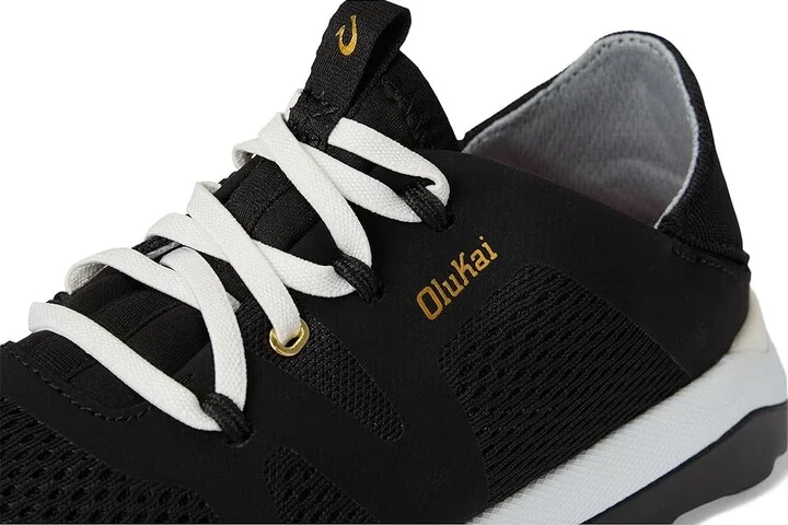 OluKai Huia Women's Shoes Black/Black : 5 B - Medium, Textile - Image 7