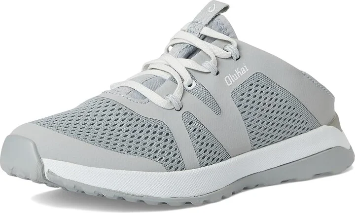 OluKai Huia Women's Shoes Pale Grey/Pale Grey : 5 B - Medium, Textile - Image 5