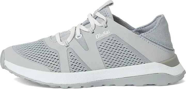 OluKai Huia Women's Shoes Pale Grey/Pale Grey : 5 B - Medium, Textile - Image 6