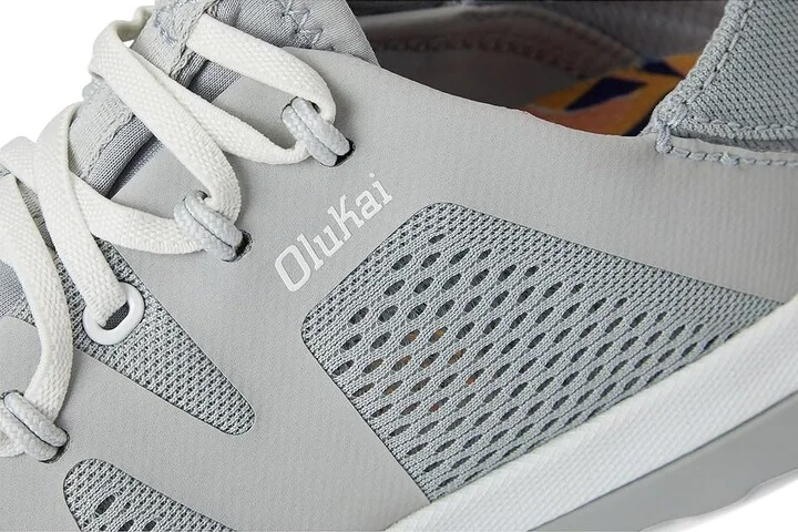 OluKai Huia Women's Shoes Pale Grey/Pale Grey : 5 B - Medium, Textile - Image 7
