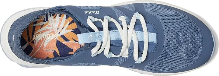 OluKai Huia Women's Shoes Vintage Blue/Sea Ice : 5 B - Medium, Textile - Image 2