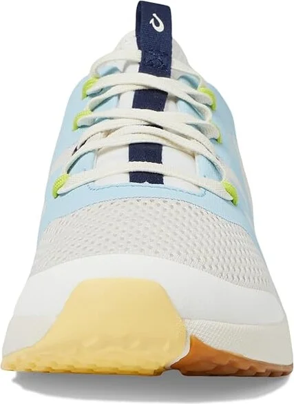 OluKai Huia Women's Shoes White Sand/Misty Blue : 5 B - Medium, Textile - Image 5