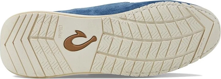 OluKai Ka'a Driver Men's Shoes Channel Blue/Channel Blue : 7 D - Medium, Rubber/Suede - Image 3