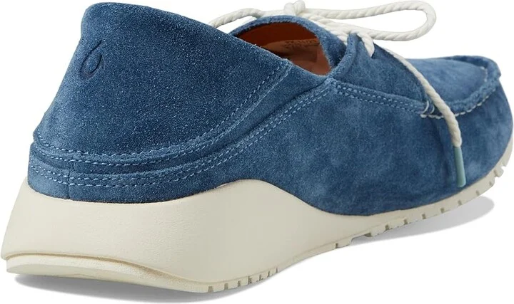 OluKai Ka'a Driver Men's Shoes Channel Blue/Channel Blue : 7 D - Medium, Rubber/Suede - Image 4