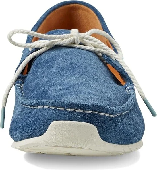 OluKai Ka'a Driver Men's Shoes Channel Blue/Channel Blue : 7 D - Medium, Rubber/Suede - Image 5