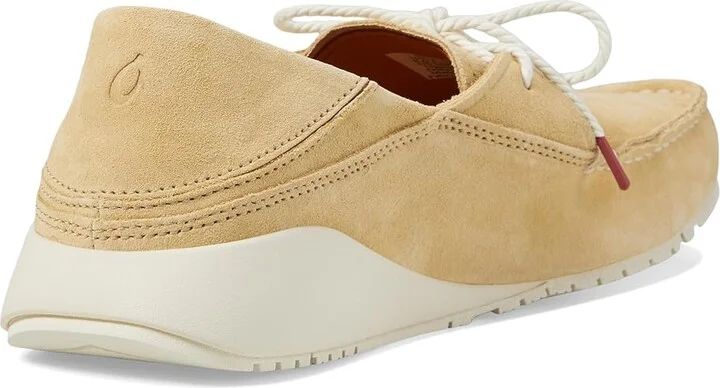 OluKai Ka'a Driver Men's Shoes Golden Sand/Golden Sand : 8.5 D - Medium, Rubber/Suede - Image 4