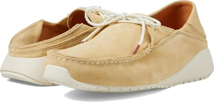 OluKai Ka'a Driver Men's Shoes Golden Sand/Golden Sand : 8.5 D - Medium, Rubber/Suede