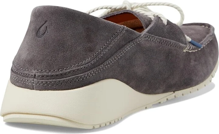 OluKai Ka'a Driver Men's Shoes Pavement/Pavement : 7 D - Medium, Rubber/Suede - Image 4