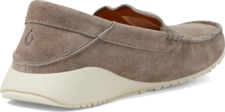 OluKai Ka'a Loafer Men's Shoes Cooler Grey/Cooler Grey : 7 D - Medium, Leather - Image 4