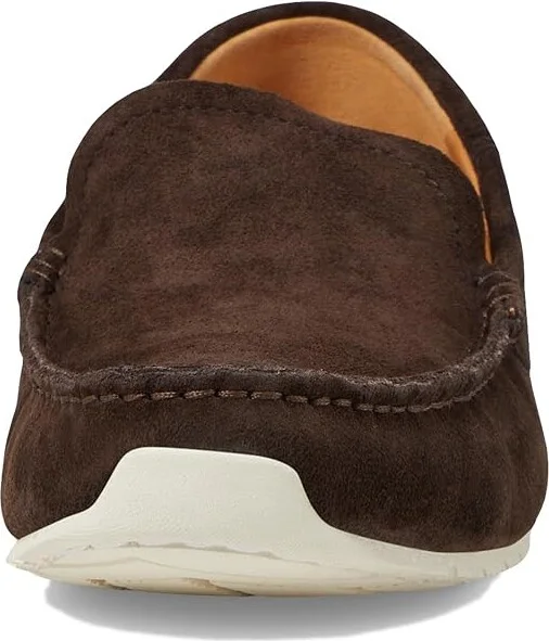 OluKai Ka'a Loafer Men's Shoes Dark Wood/Dark Wood : 9.5 D - Medium, Leather - Image 5