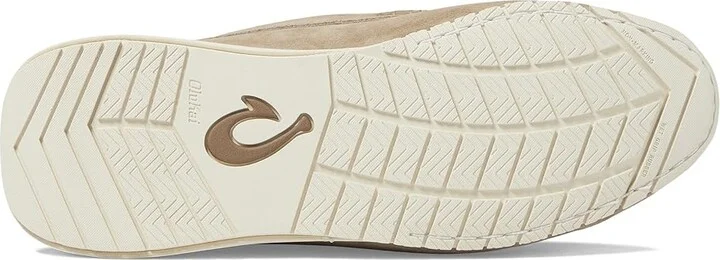 OluKai Ka'a Loafer Men's Shoes Oatmeal/Oatmeal : 7 D - Medium, Leather - Image 3