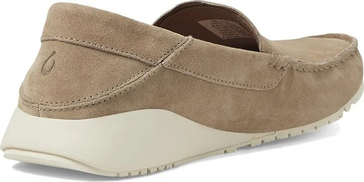 OluKai Ka'a Loafer Men's Shoes Oatmeal/Oatmeal : 7 D - Medium, Leather - Image 4
