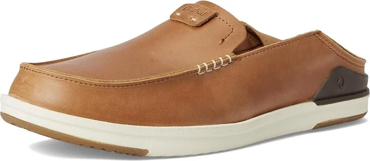 OluKai Kakaha Men's Shoes Fox/Fox : 8 D - Medium, Full Grain leather - Image 5