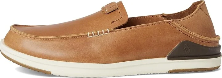 OluKai Kakaha Men's Shoes Fox/Fox : 8 D - Medium, Full Grain leather - Image 6