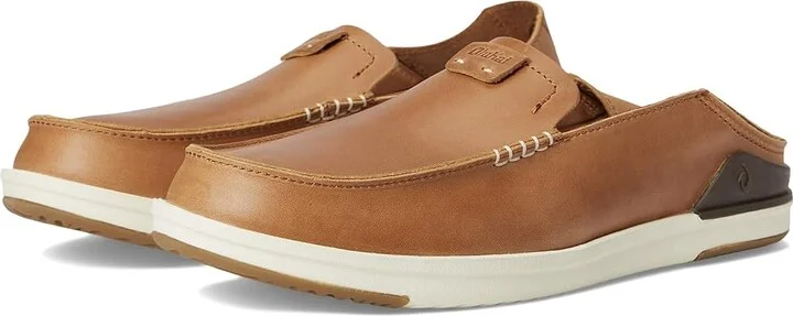 OluKai Kakaha Men's Shoes Fox/Fox : 8 D - Medium, Full Grain leather