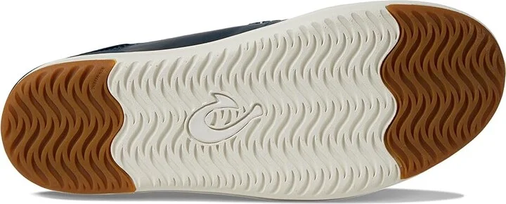OluKai Kakaha Men's Shoes Lagoon/Lagoon : 10.5 D - Medium, Full Grain leather - Image 3