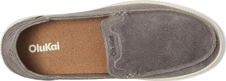 OluKai Kakaha Nia Men's Lace-up Boots Ash/Ash : 10.5 D - Medium, Leather - Image 2