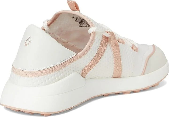 OluKai Kawela Women's Golf Shoes Bright White/Soft Pink : 11 B - Medium, Leather/Synthetic - Image 4