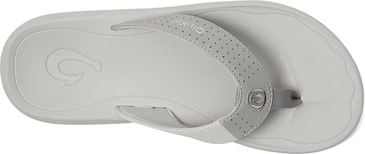 OluKai Ki'I Men's Sandals Ash/Sterling : 7 D - Medium, Rubber - Image 2