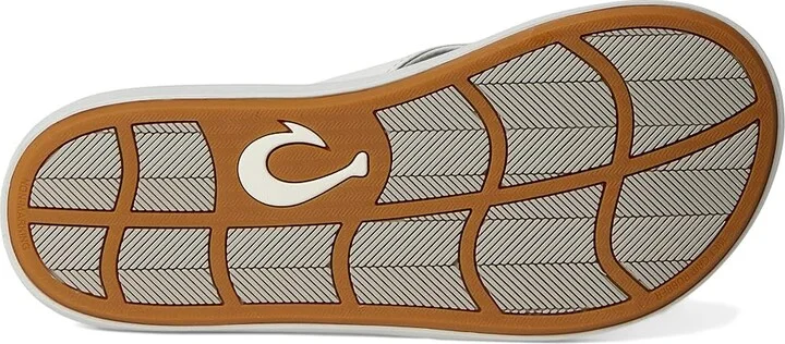 OluKai Ki'I Men's Sandals Ash/Sterling : 7 D - Medium, Rubber - Image 3