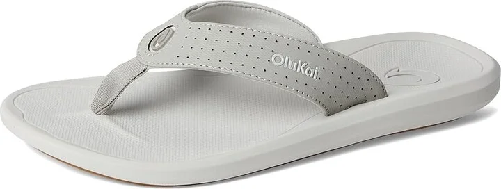OluKai Ki'I Men's Sandals Ash/Sterling : 7 D - Medium, Rubber - Image 5