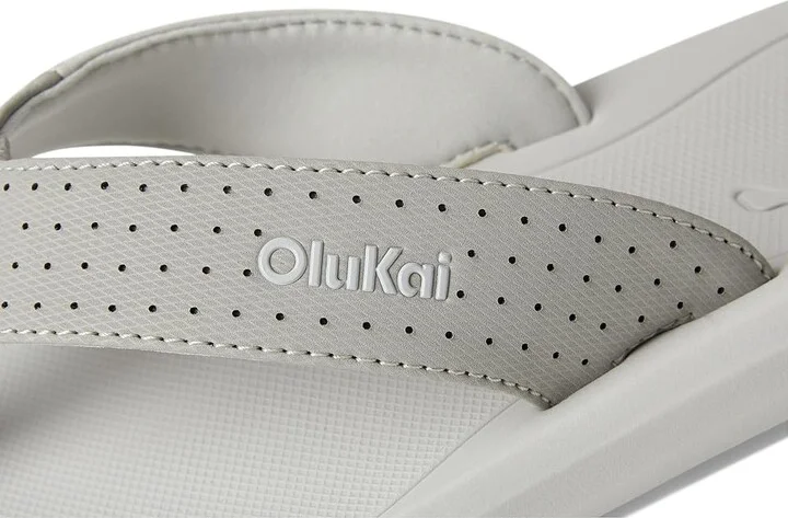 OluKai Ki'I Men's Sandals Ash/Sterling : 7 D - Medium, Rubber - Image 7
