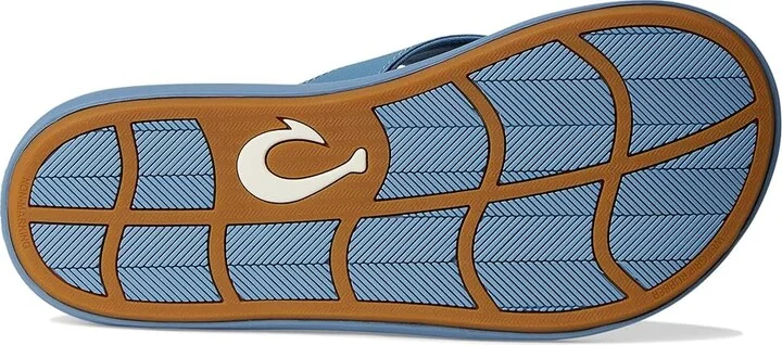 OluKai Ki'I Men's Sandals Blissful Blue/Blue Fog : 10 D - Medium, Rubber - Image 3
